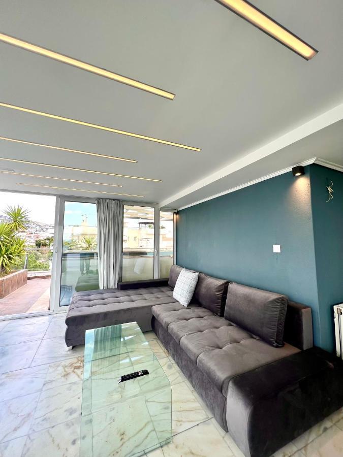 Citycenter Penthouse Mini Private Pool With Hydromassage And Great Town View เอเธนส์ ภายนอก รูปภาพ